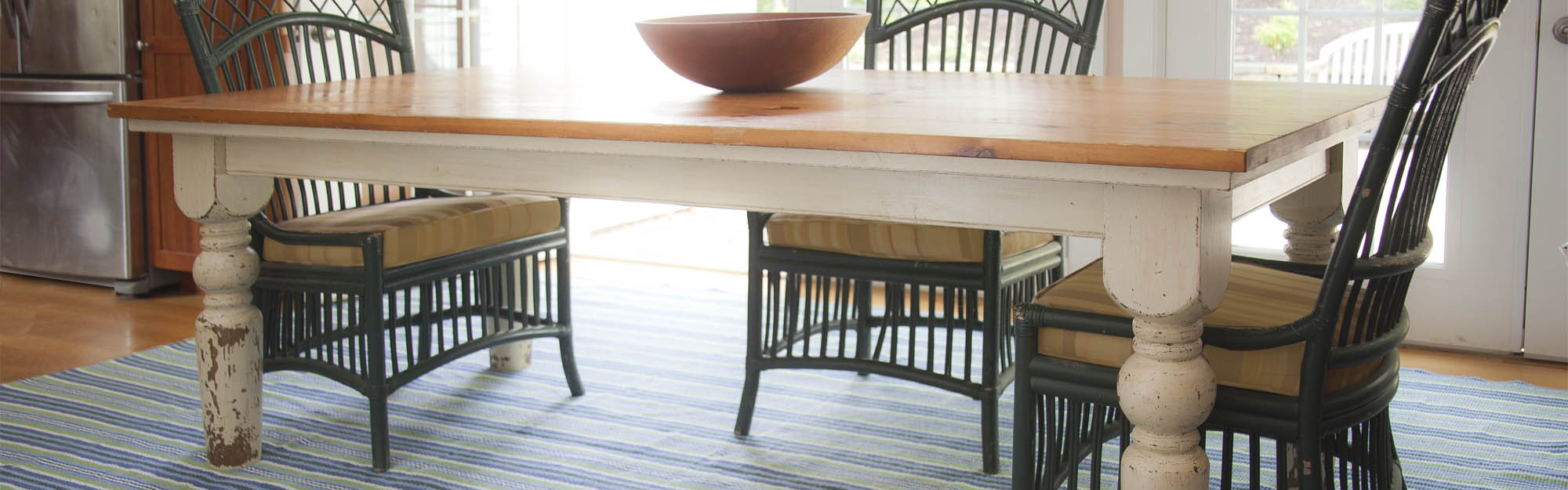 Chester Eco Cotton Rug – Denim/Grey