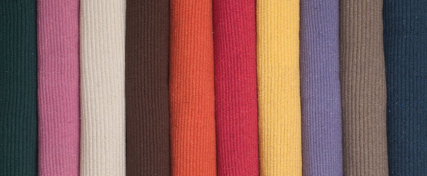 Solid Natural Flatweave Eco Cotton Rug