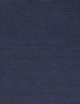 Solid Navy Blue Flatweave Eco Cotton Rug