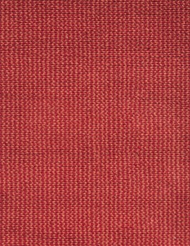 Crossweave Red/Orange Eco Cotton Loom-Hooked Rug