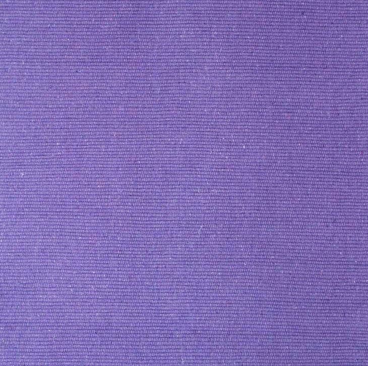 Solid Purple Flatweave Eco Cotton Rug