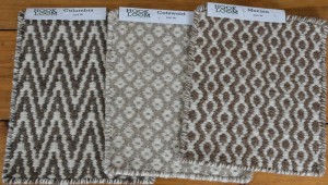 Natural Undyed Wool Thick Woven Rug Swatches