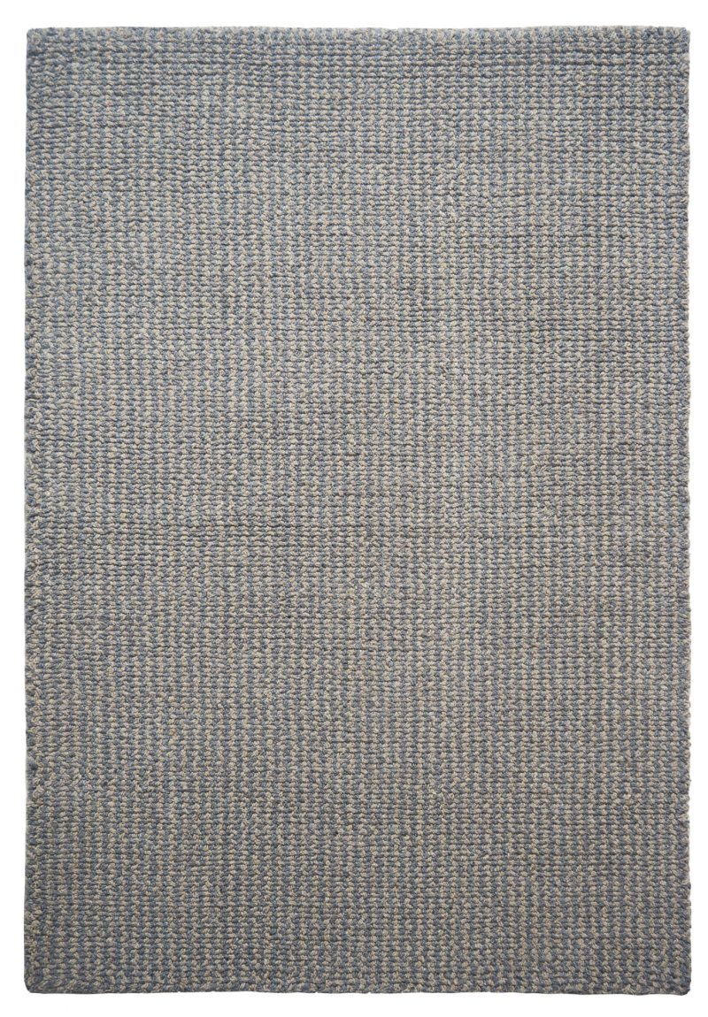 Crossweave Taupe/Grey Eco Cotton Loom-Hooked Rug - Hook & Loom
