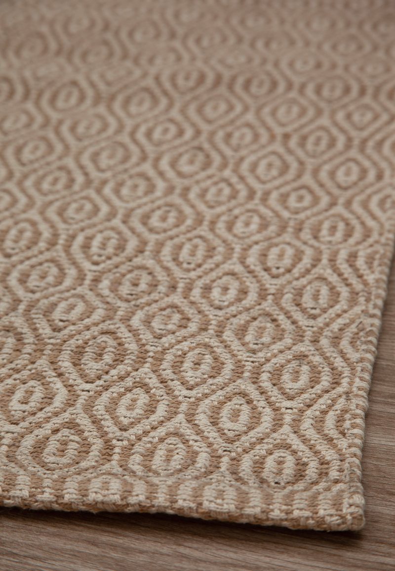 Brighton Taupe Natural Eco Cotton Rug 010