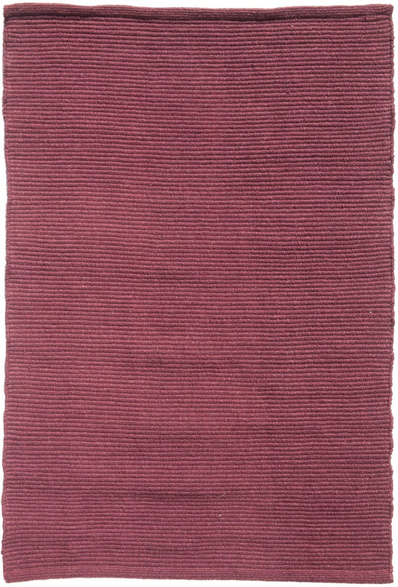 Solid Claret Flatweave Eco Cotton Rug_006silofeature