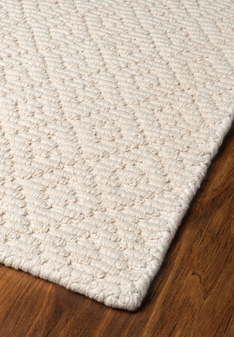 Aztec Organic Cotton Loom-Hooked Rug - Hook & Loom