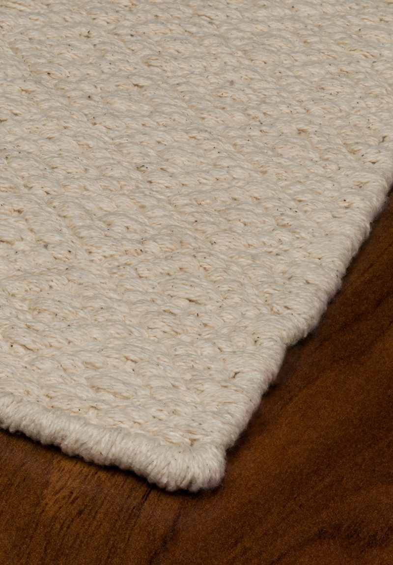 diamonds organic cotton thick woven rug (floor)