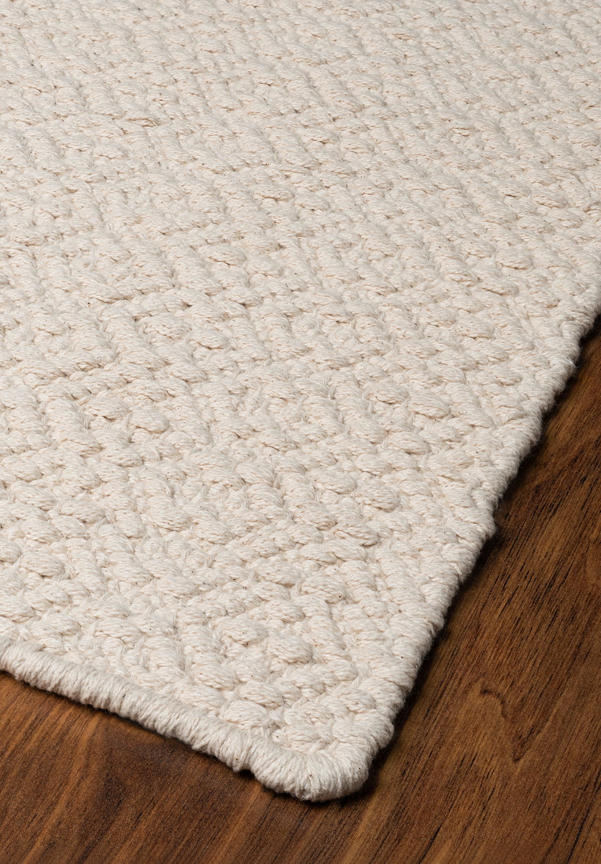 Nativo Organic Cotton Thick Woven Rug - Hook & Loom