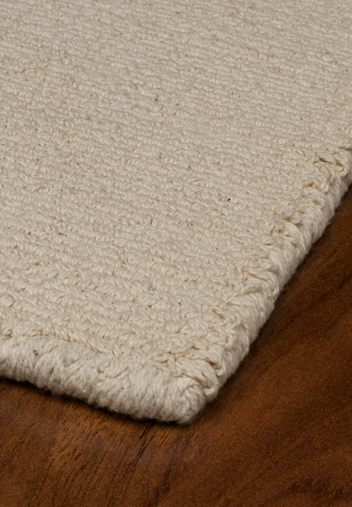 Original Organic Cotton Loom-Hooked Rug - Hook & Loom