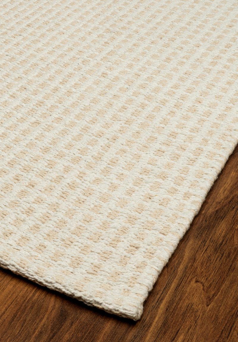 Windsor Eco Cotton Rug - White/Natural - Hook & Loom