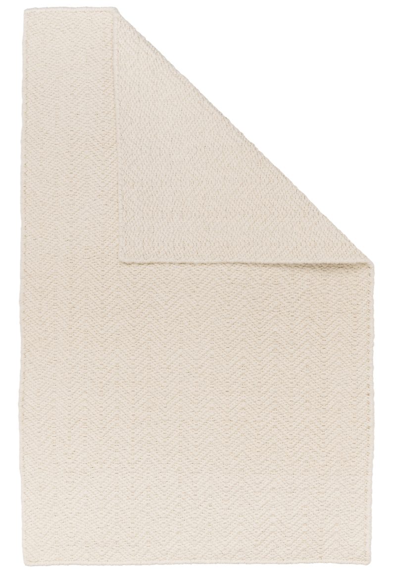 zig zag organic cotton thick woven rug (fold)