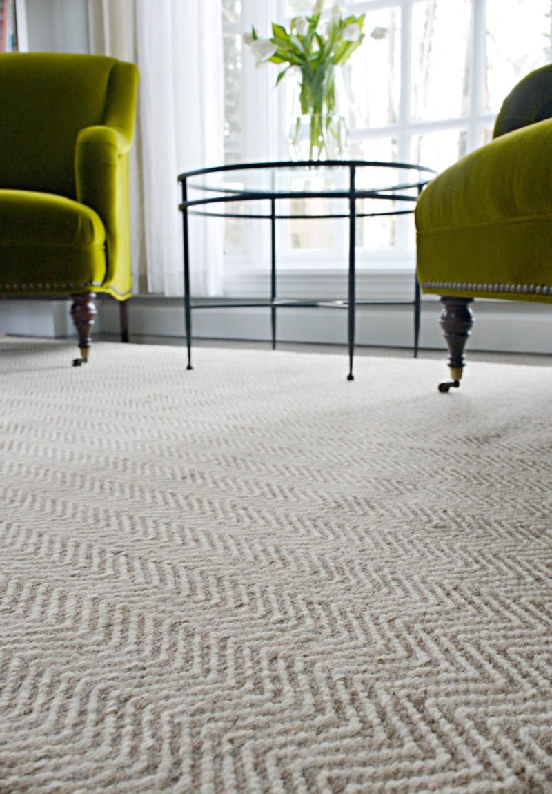 Suffock Natural Wool Woven Rug Hook & Loom