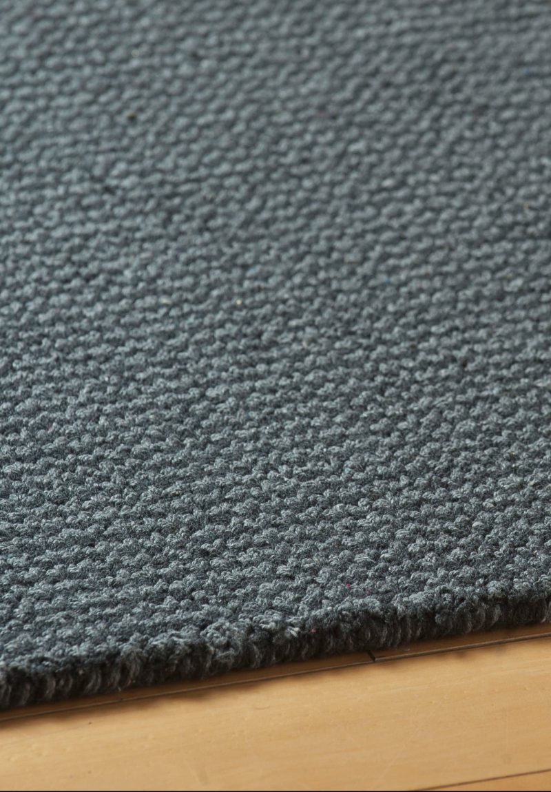 Crossweave Grey Eco Cotton Loom Hooked Rug Hook Crossweave Grey Eco Cotton Loom Hooked Rug