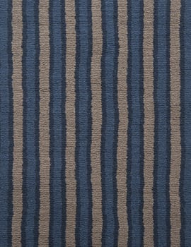 Metropolitan Stripe Eco Cotton Loom-Hooked Rug