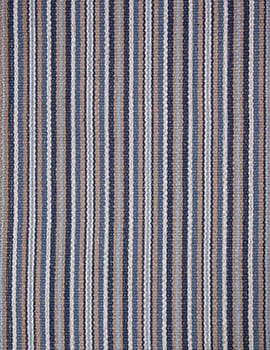 Blue Ocean Stripe Eco Cotton Rug - 2' x 3'