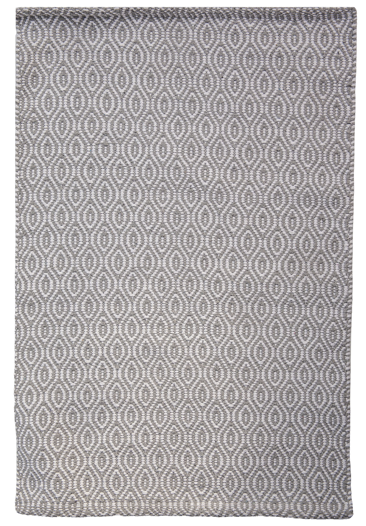 Brighton Eco Cotton Rug Grey/White Hook & Loom