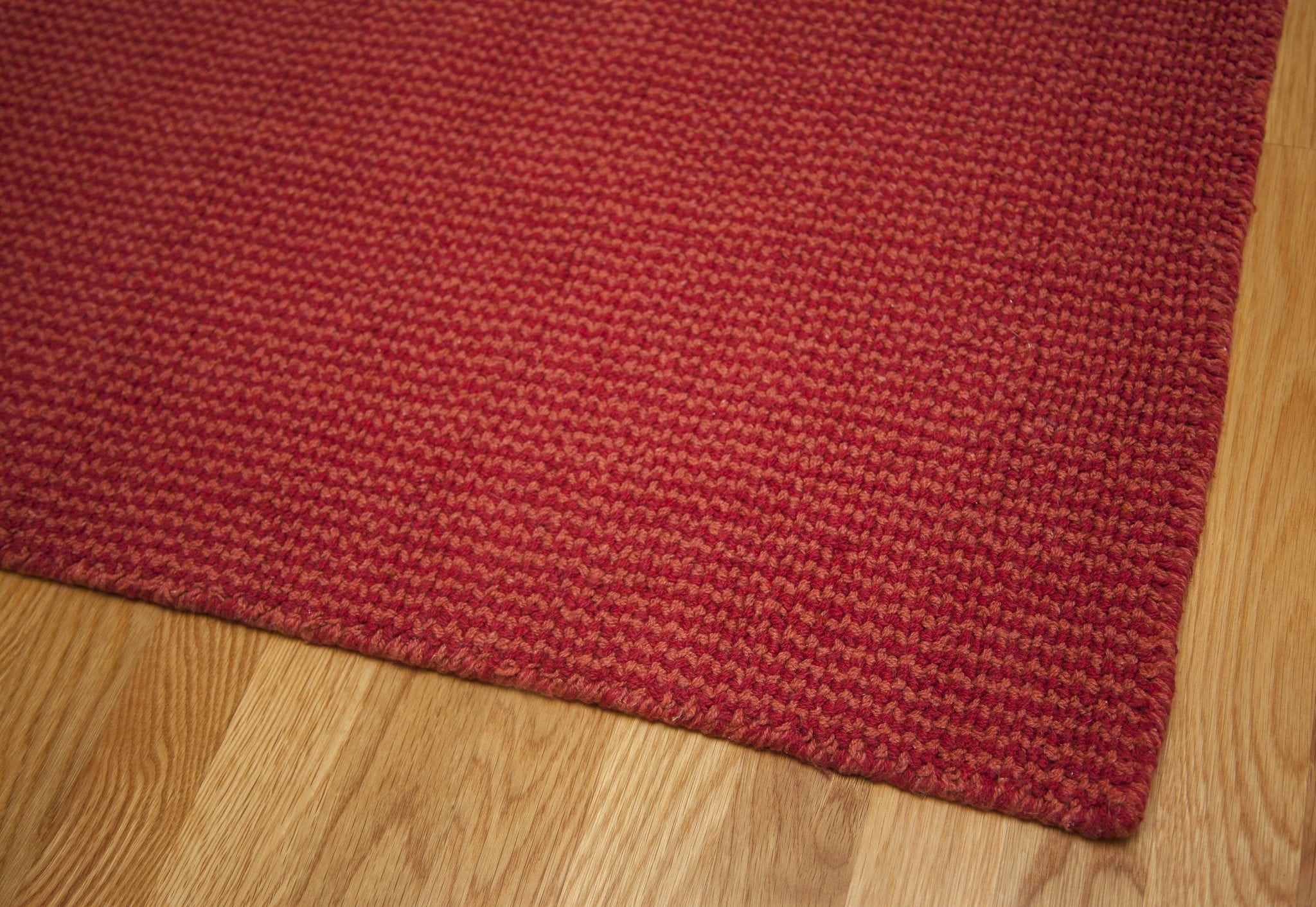 Crossweave Red/Orange Eco Cotton LoomHooked Rug Hook & Loom