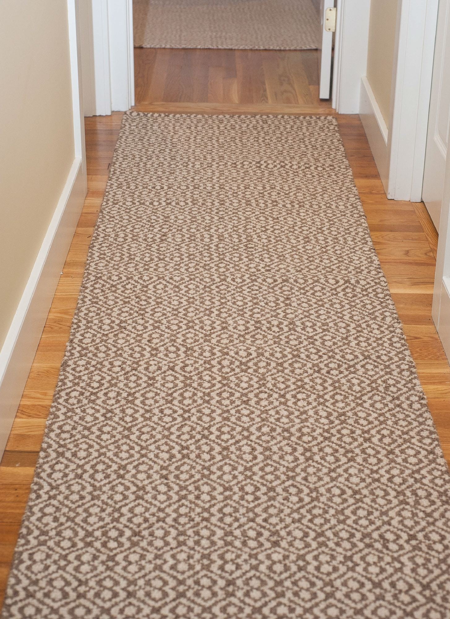 Newcastle Natural Wool Loom-Hooked Rug