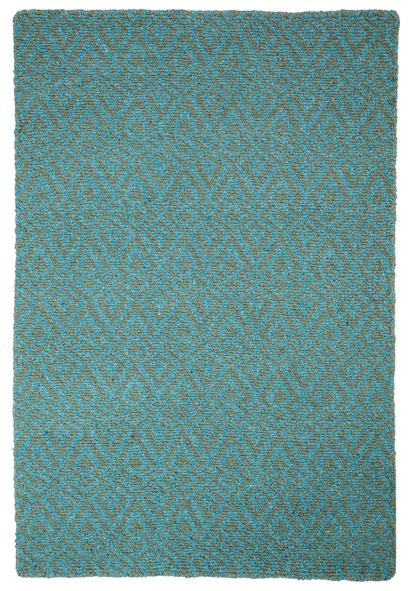 Oslo Turquoise/Green Eco Cotton LoomHooked Rug Hook & Loom