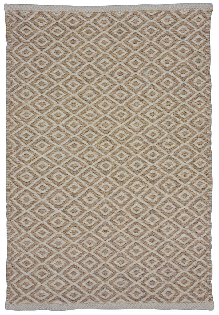 Westminster Taupe Natural Wool Woven Rug Hook Loom