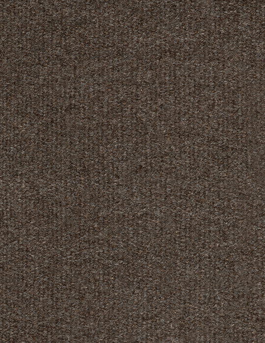 Thick Woven Wool Rug - Solid Coffee - Hook & Loom