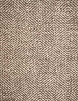 Kensington Taupe/Natural Eco Cotton Loom-Hooked Rug - 8' x 8' Square
