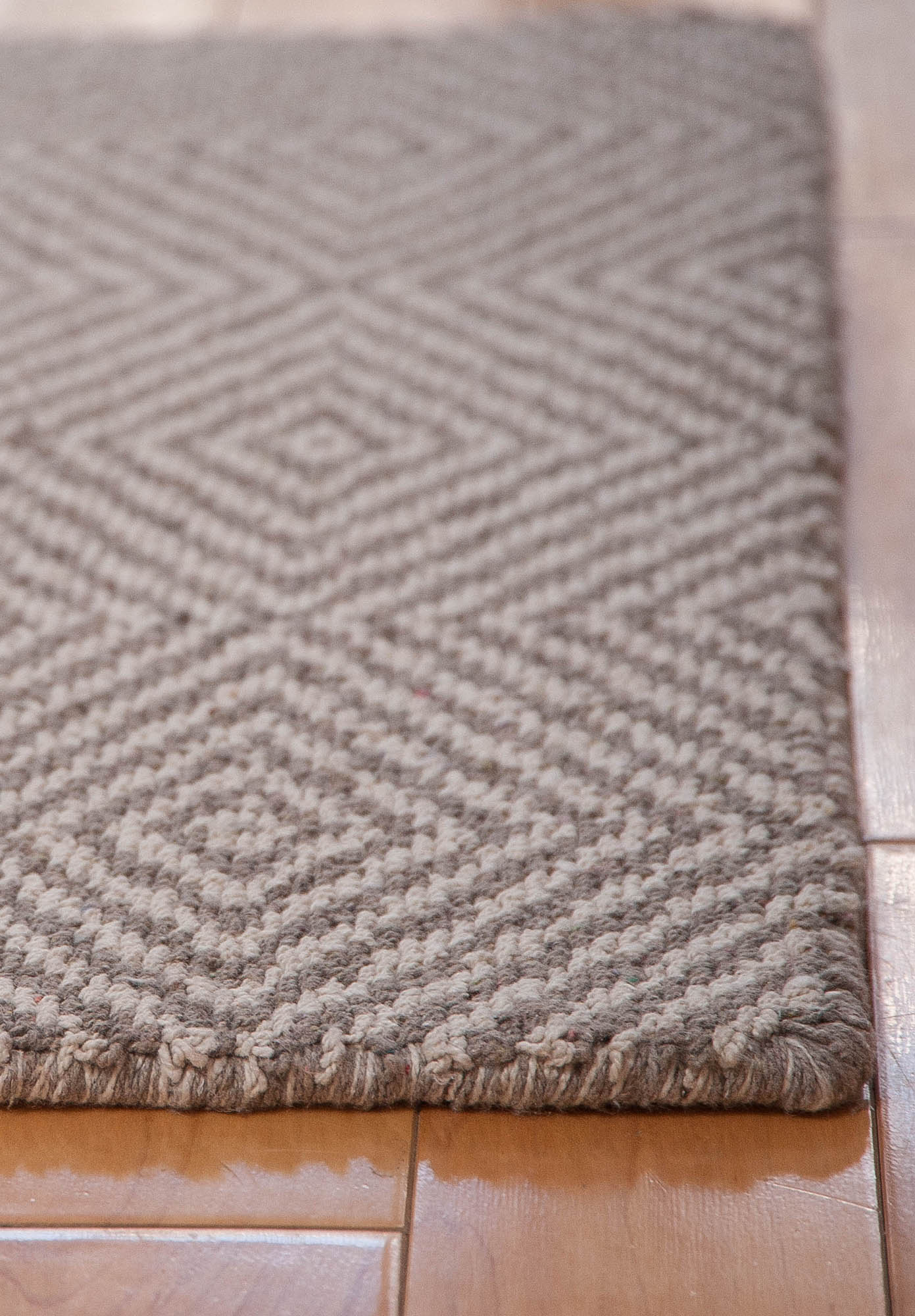 Kensington Taupe/Natural Eco Cotton LoomHooked Rug Hook & Loom