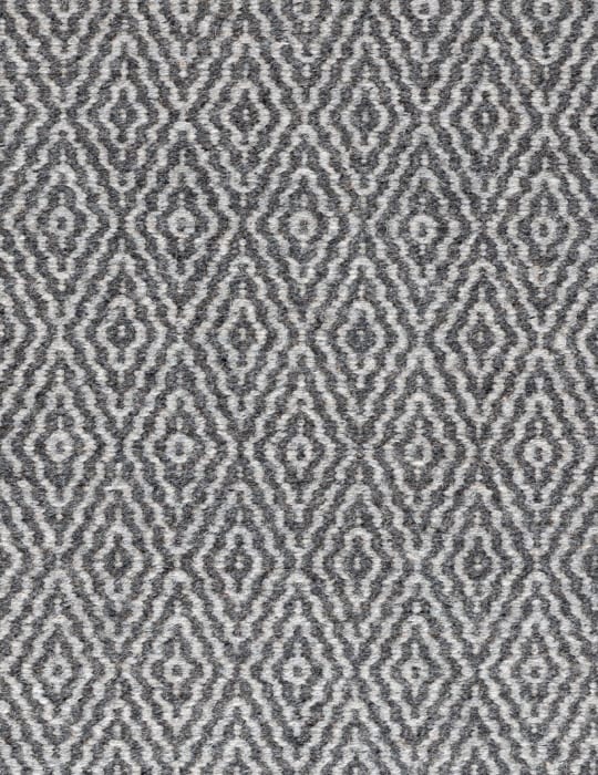 Oxford Grey Natural Wool Woven Rug