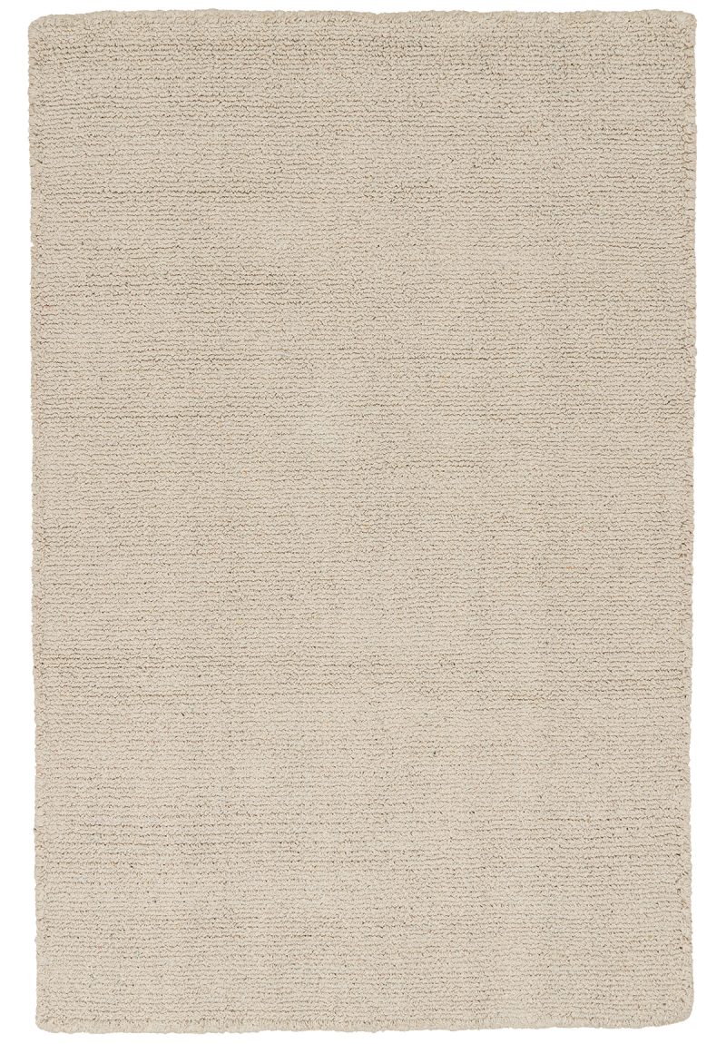 Loom Hooked Solid Natural Eco Cotton Rug Hook & Loom